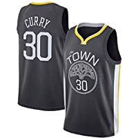 ZOZ Hombre Jersey de Baloncesto Masculino Warriors de Stephen Curry Jersey # 30 Sin Mangas Malla Jersey